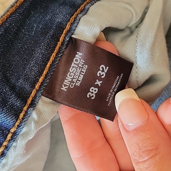 EXPRESS KINGSTON SLIM LEG JEANS - Picture 7 of 8